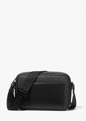 michael kors maeve large signature logo crossbody bag