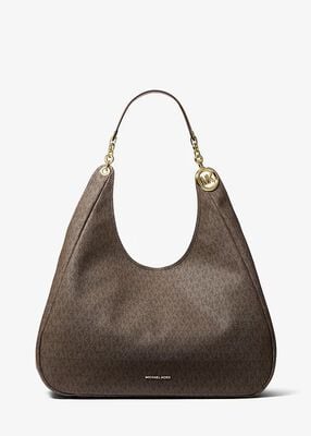 Ellie Large Signature Logo Shoulder Bag michael kors ellie large signature logo shoulder bag