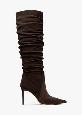 michael kors dawn leather boot