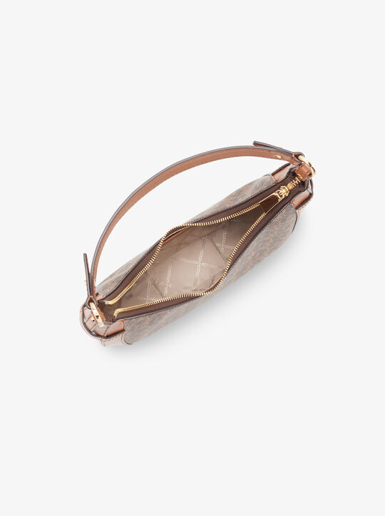 michael kors حقيبة كتف بريستون صغيرة بشعار إمباير المميز