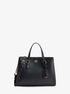 michael kors chantal small pebbled leather messenger bag