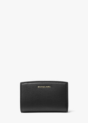 michael kors bryant medium pebbled leather wallet