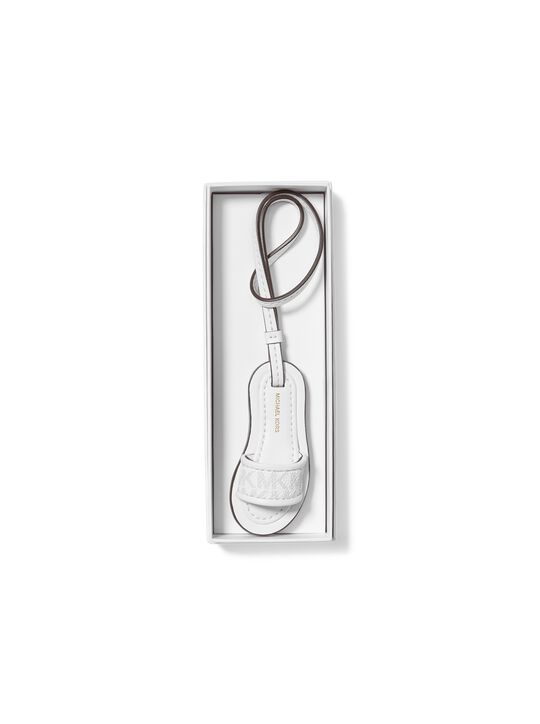 michael kors signature logo slide bag charm