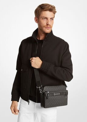 michael kors hudson 2 in 1 logo crossbody bag