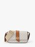 michael kors greenwich extra small logo and faux leather sling crossbody bag