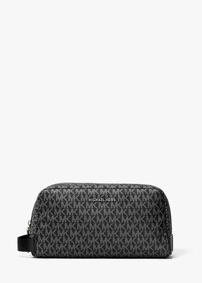 michael kors brooklyn printed signature logo travel kit
