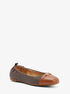 michael kors mandy logo and tk flex ballet flat