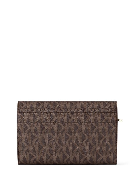 Jet Set Large Signature Logo Wallet michael kors jet set large signature logo wallet