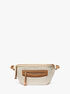 michael kors jet set travel medium signature logo sling pack