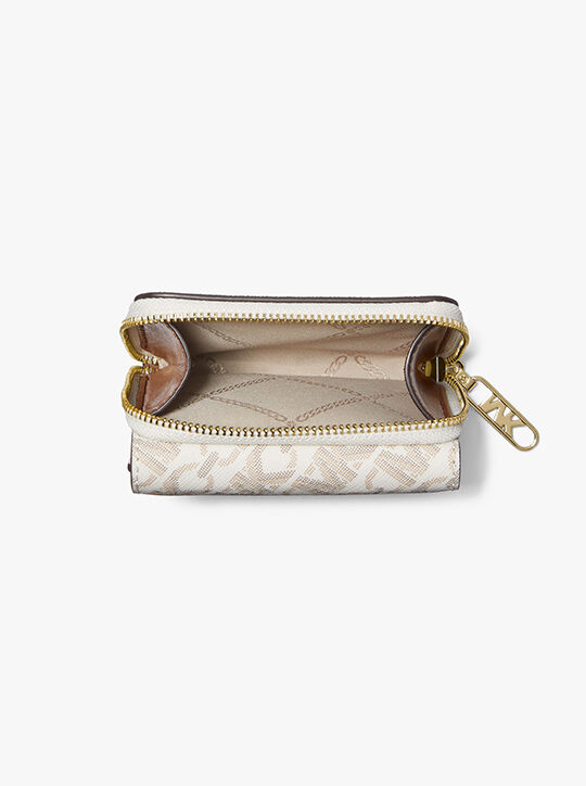 michael kors empire signature logo tri fold wallet