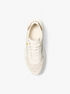 michael kors arla leather and suede trainer