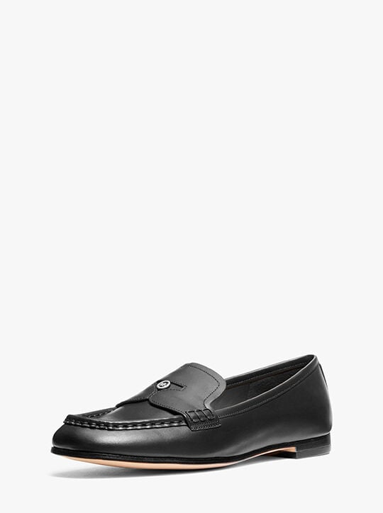 Jennings Leather Loafer michael kors jennings leather loafer