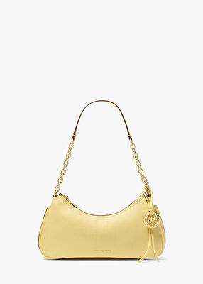 michael kors nolita medium pebbled leather chain pochette