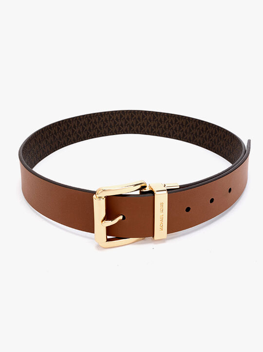 Reversible Signature Logo XX Belt michael kors reversible signature logo xx belt