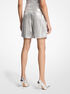 michael kors sequined pleated shorts