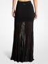 Stretch Knit Semi-Sheer Maxi Skirt michael kors stretch knit semi sheer maxi skirt