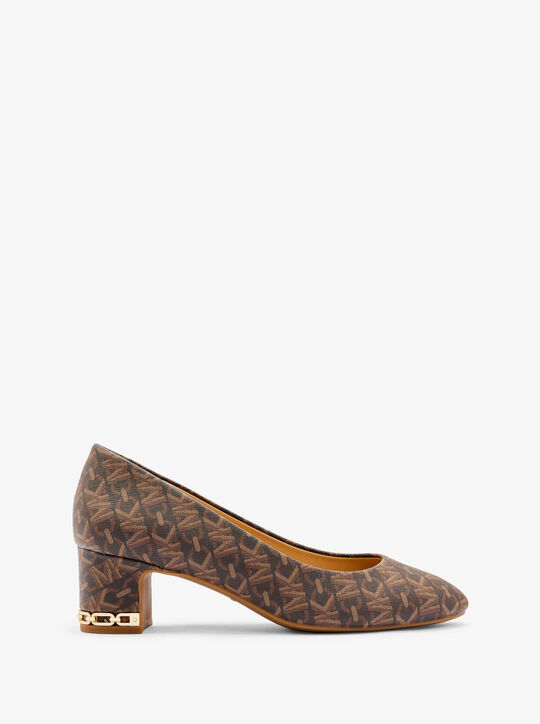 michael kors june flex empire monogram pump