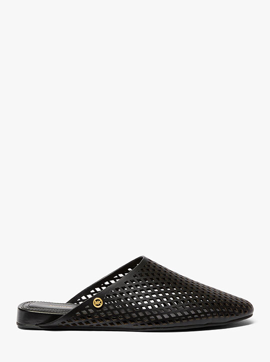 Cady Perforated Leather Mule michael kors cady perforated leather mule