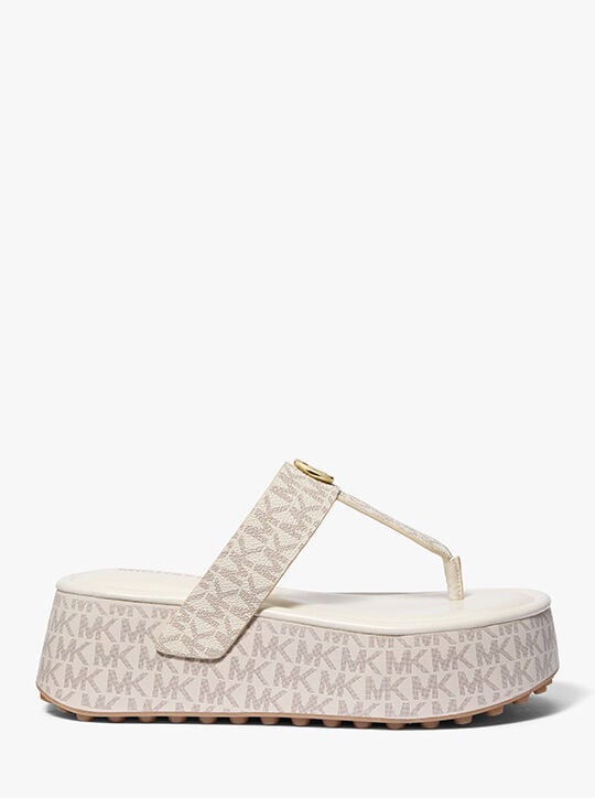 michael kors شبشب كويا ذو النعل السميك