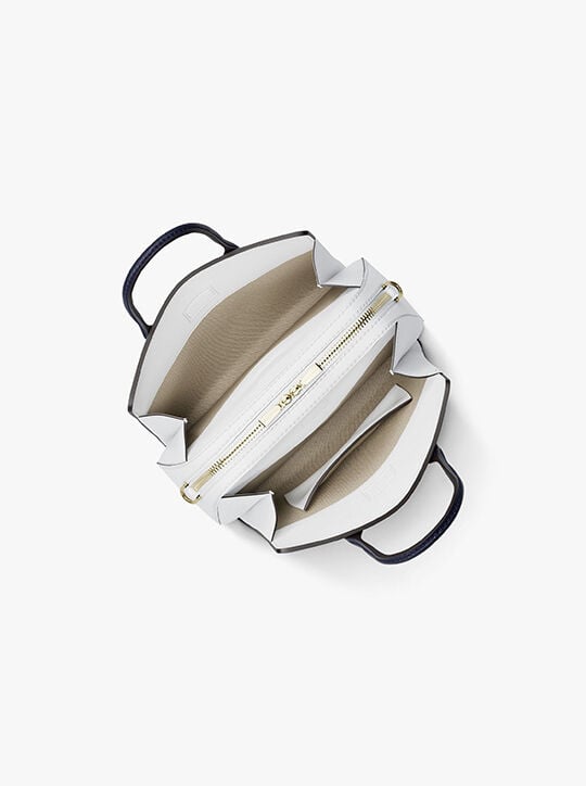 Laila Extra-Small Color-Block Leather Crossbody Bag michael kors laila extra small color block leather crossbody bag