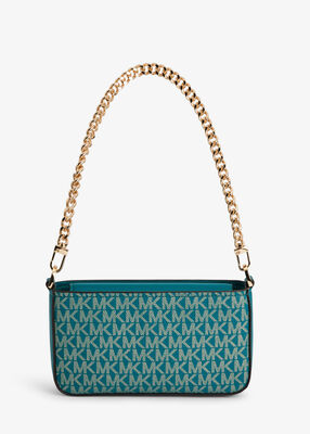 michael kors bryant small signature logo convertible pochette