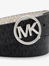 michael kors reversible signature logo belt