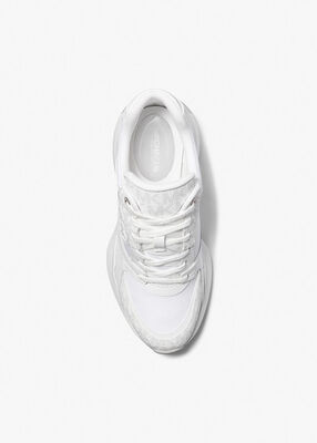 michael kors zuma mixed media trainer
