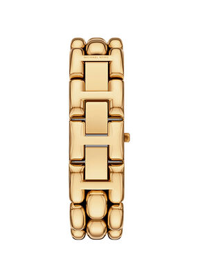 michael kors mini hally pav  gold tone watch