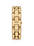 michael kors mini hally pav  gold tone watch