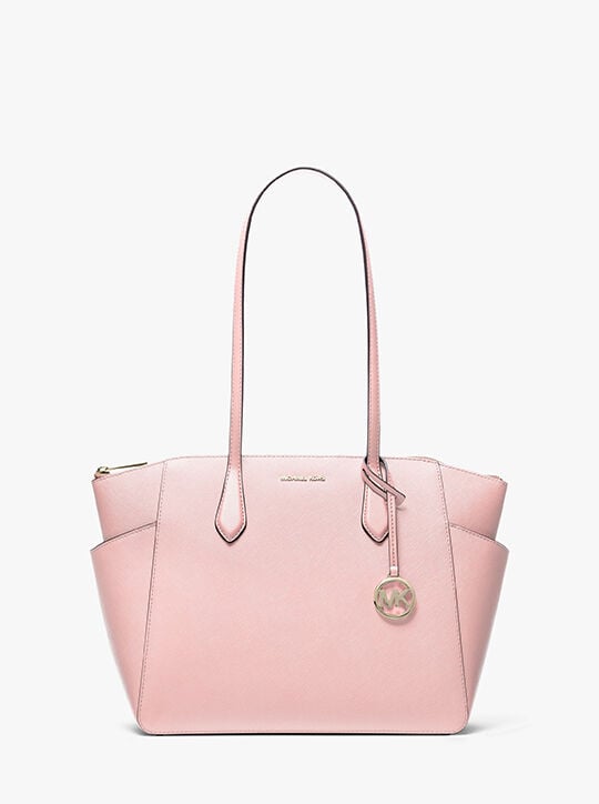 Marilyn Medium Saffiano Leather Tote Bag michael kors marilyn medium saffiano leather tote bag