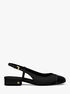 michael kors perla leather slingback flat
