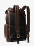 michael kors hudson burnished leather backpack