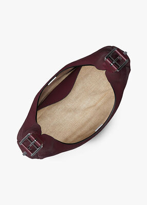 michael kors nolita large nubuck hobo shoulder bag