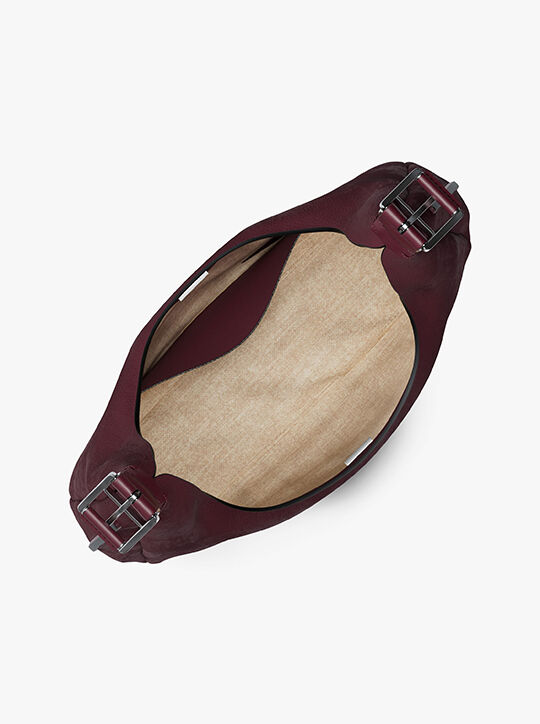 michael kors حقيبة كتف نوليتا كبيرة من جلد النوبوك