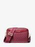 michael kors bev large signature logo crossbody bag