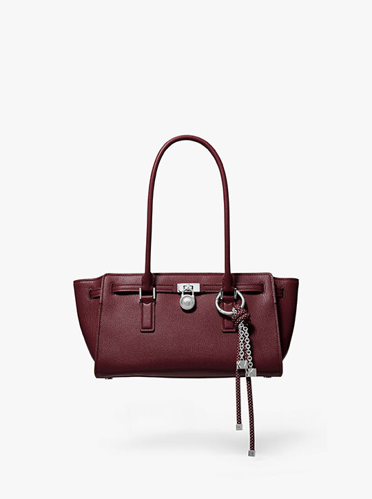 michael kors hamilton moderne small leather satchel