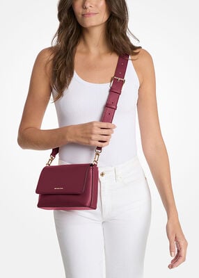 michael kors nessa small leather crossbody bag