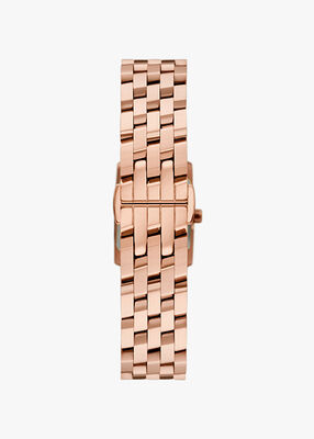 michael kors micro georgie rose gold tone watch