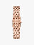 michael kors micro georgie rose gold tone watch
