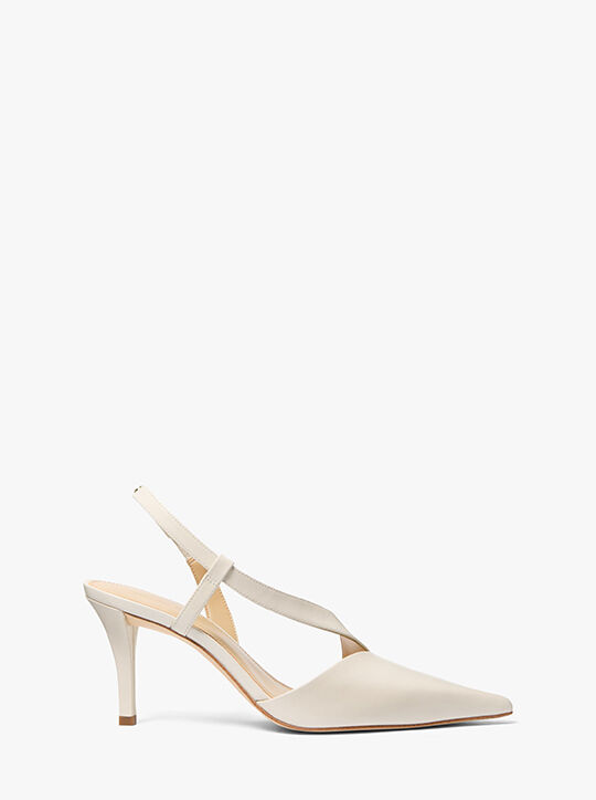 michael kors jaida leather pump