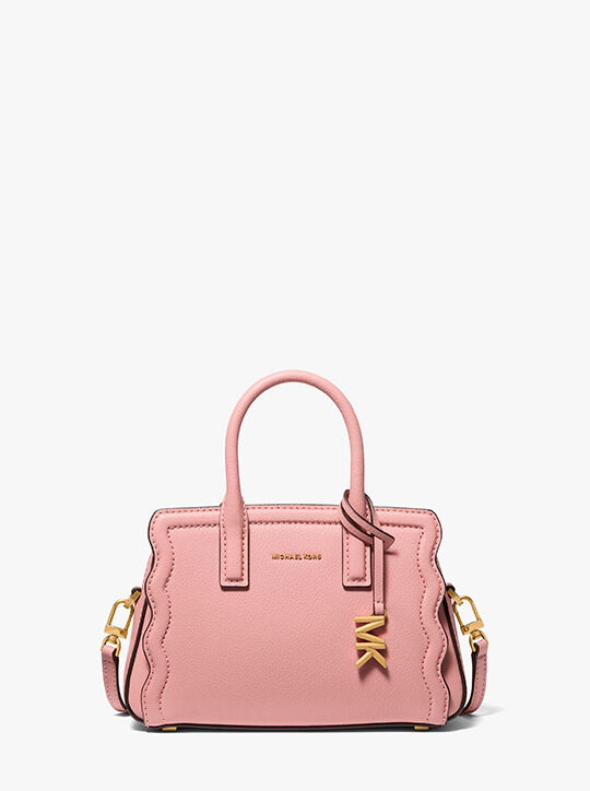 michael kors laila extra small pebbled leather convertible crossbody bag