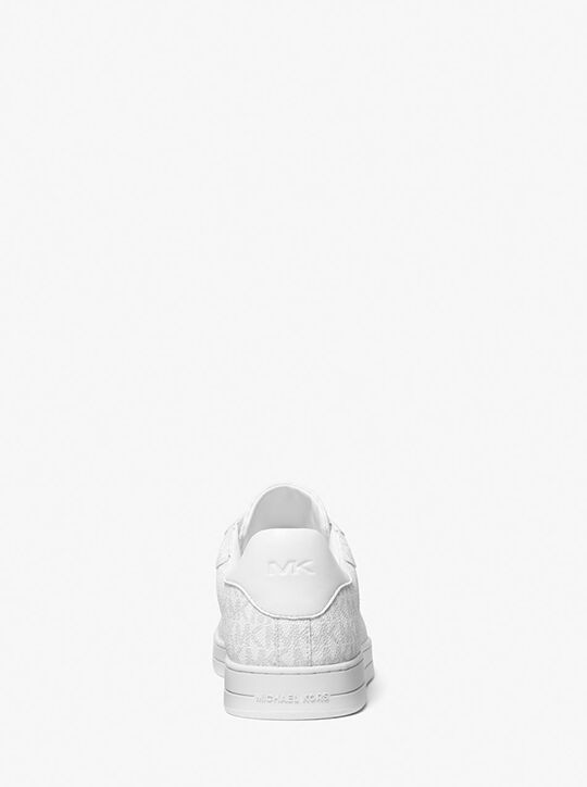 michael kors keating signature logo sneaker