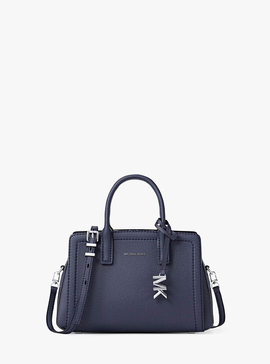 Laila Extra-Small Leather Crossbody Bag, MIDNIGHT | Michael Kors KSA