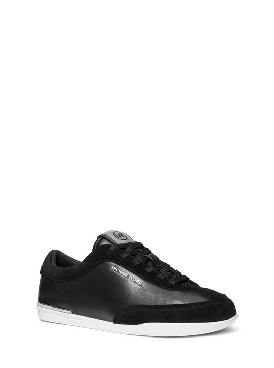 michael kors nolan suede and leather sneaker
