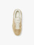 michael kors rebel metallic leather sneaker