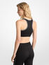 michael kors logo tape sports bra