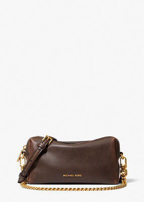michael kors bryant small leather convertible crossbody bag
