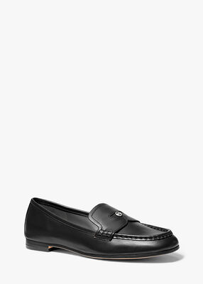 michael kors jennings leather loafer