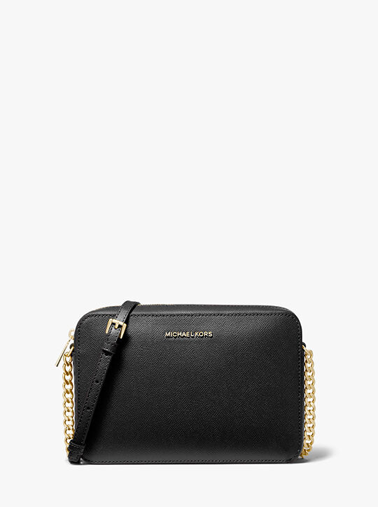 Jet Set Large Saffiano Leather Crossbody Bag Michael Kors Official