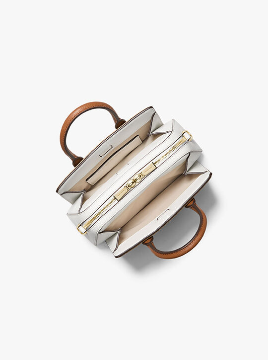 Laila Extra-Small Color-Block Leather Crossbody Bag michael kors laila extra small color block leather crossbody bag